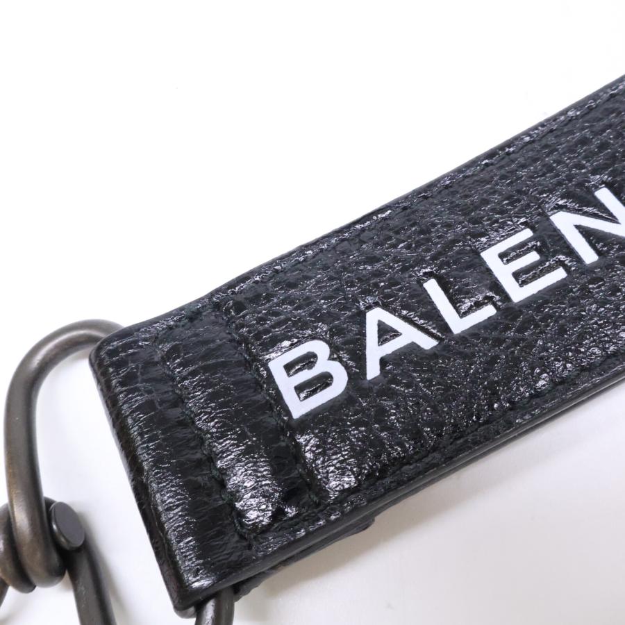 BALENCIAGA（バレンシアガ） 499950 DB50T LOGO KEYRING ロゴ レザー