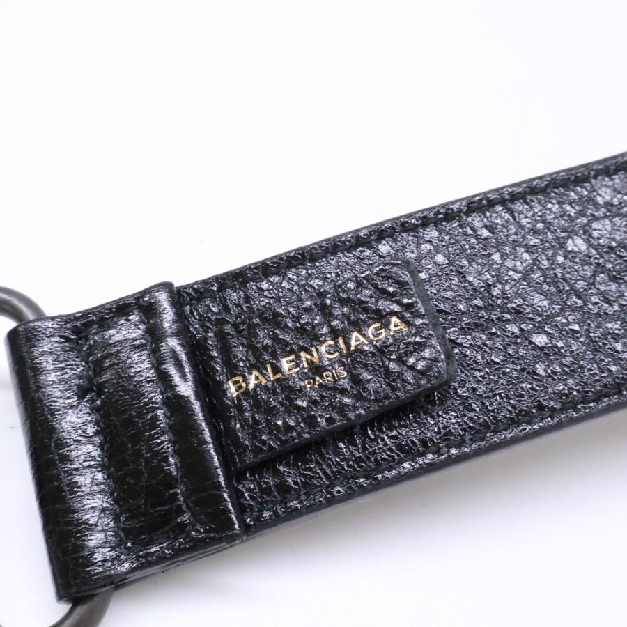 BALENCIAGA（バレンシアガ） 499950 DB50T LOGO KEYRING ロゴ レザー