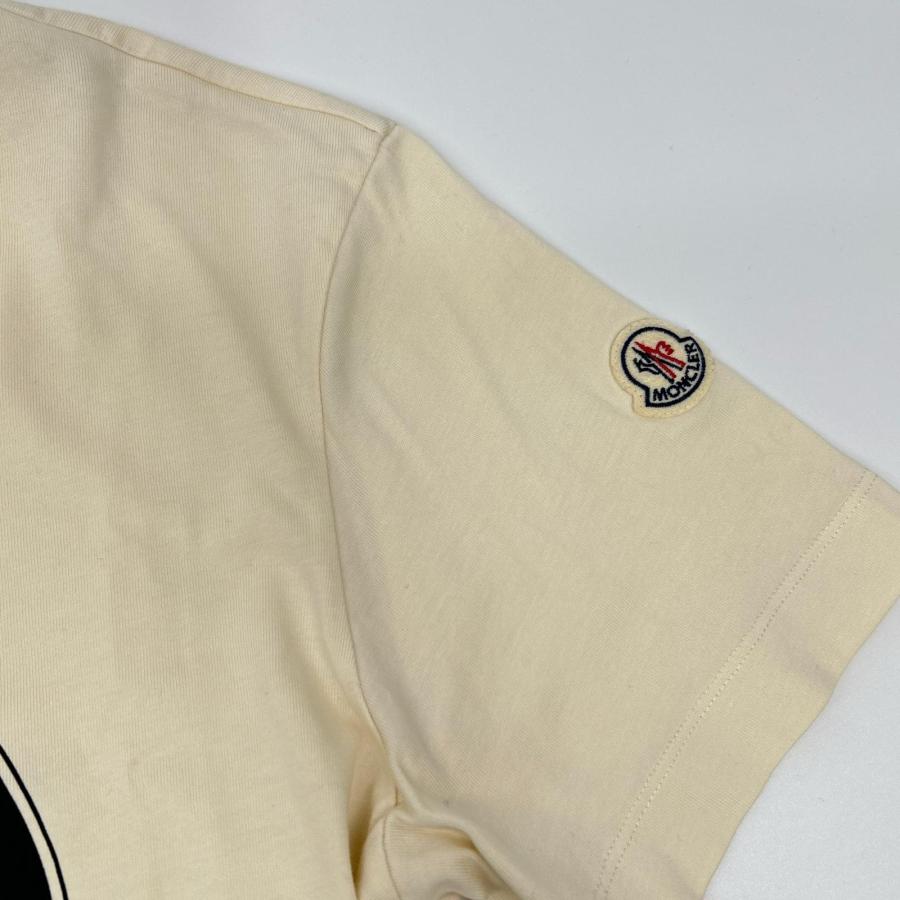 MONCLER（モンクレール） 21年製 アイボリー スタッズTシャツ 