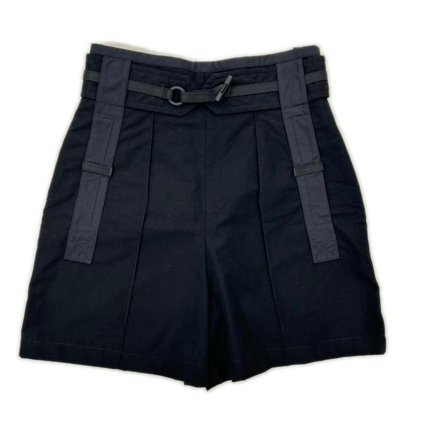 HERMES エルメス 3E0407DP 23SS ブラック コットン キュロットパンツ