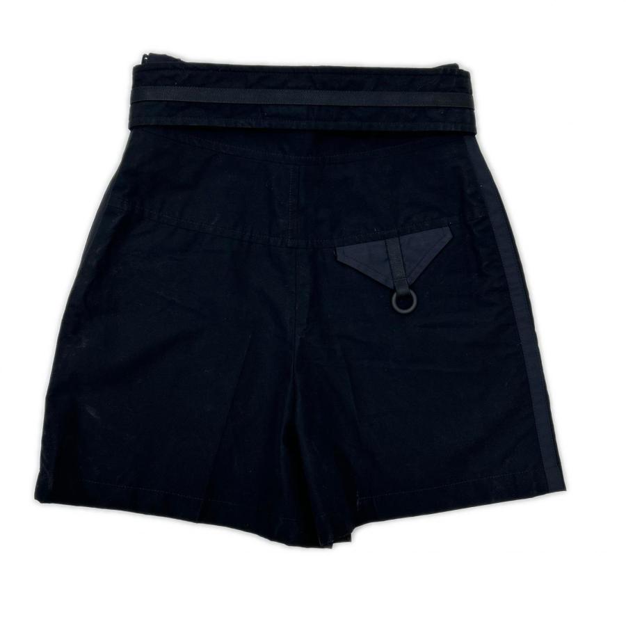 HERMES エルメス 3E0407DP 23SS ブラック コットン キュロットパンツ