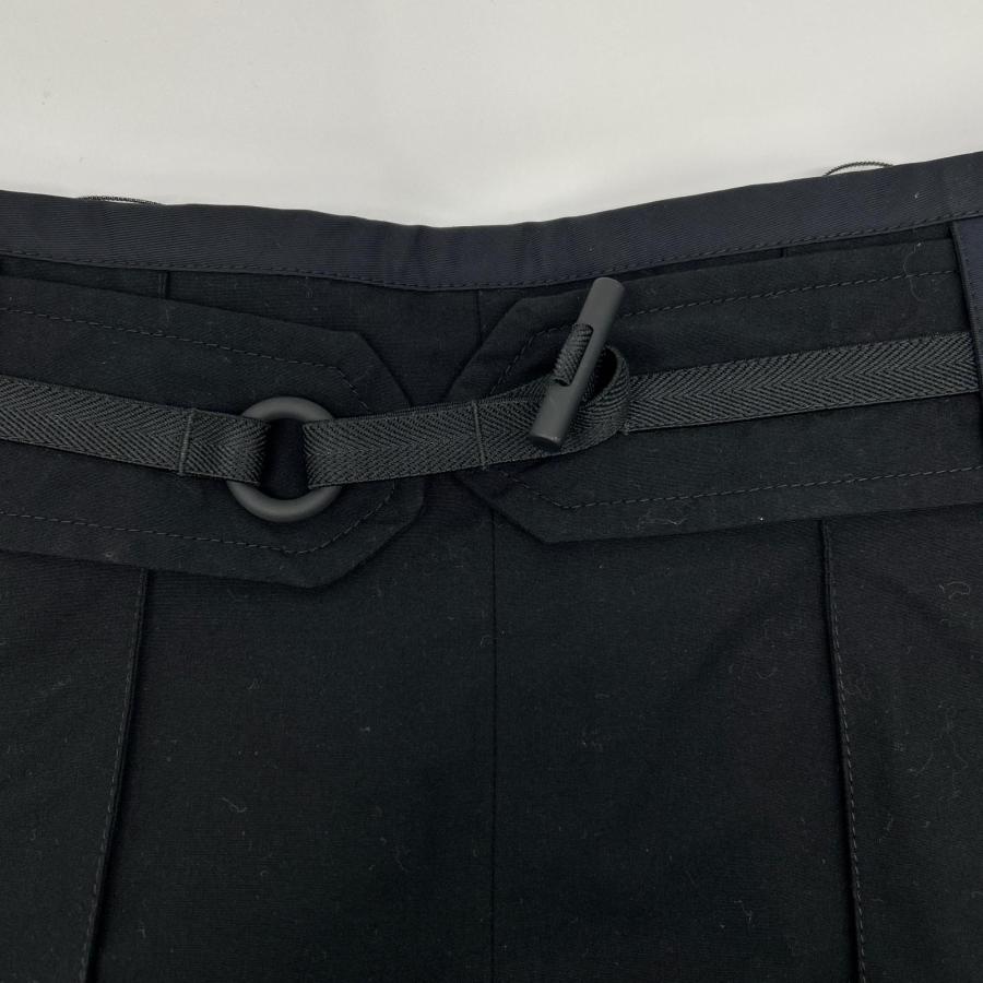 HERMES エルメス 3E0407DP 23SS ブラック コットン キュロットパンツ