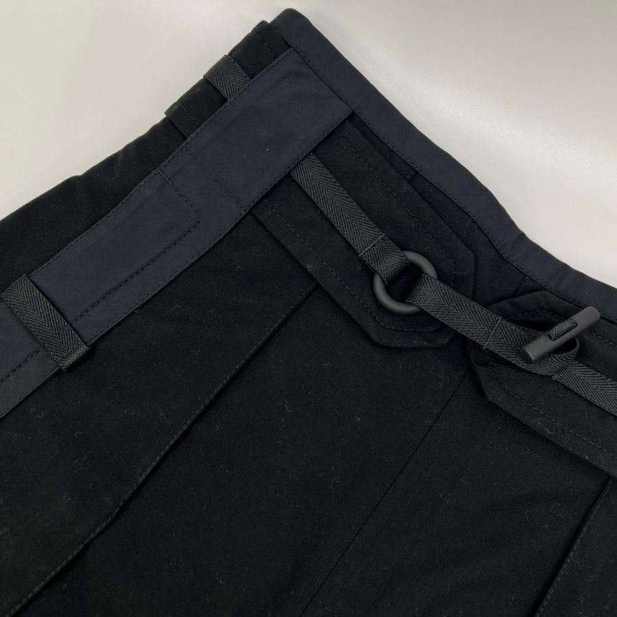 HERMES エルメス 3E0407DP 23SS ブラック コットン キュロットパンツ