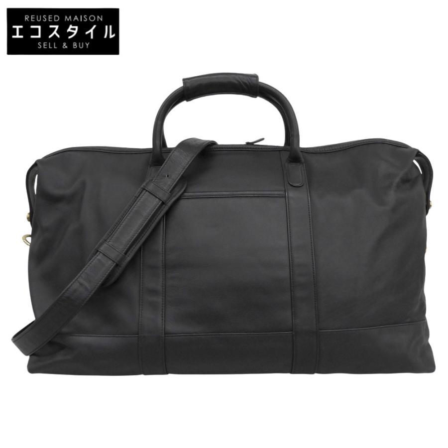 COACH オ－ルドコーチ ２way ボストンバッグ オールレザー 0502 黒 COACH（コーチ） オールドコーチ オールレザー 2WAY ボストンバッグ