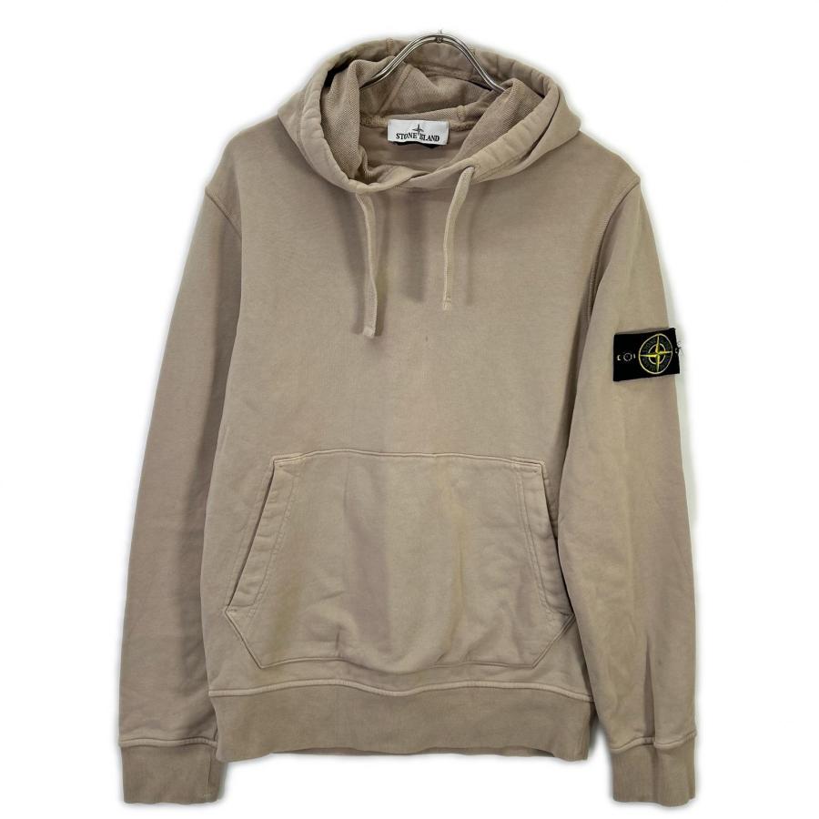 STONE  ストーンアイランド 101564151 サンド アームパッチプルオーバーオパーカー M STONE ISLAND（ストーン アイランド） 101564151 サンド アームパッチ