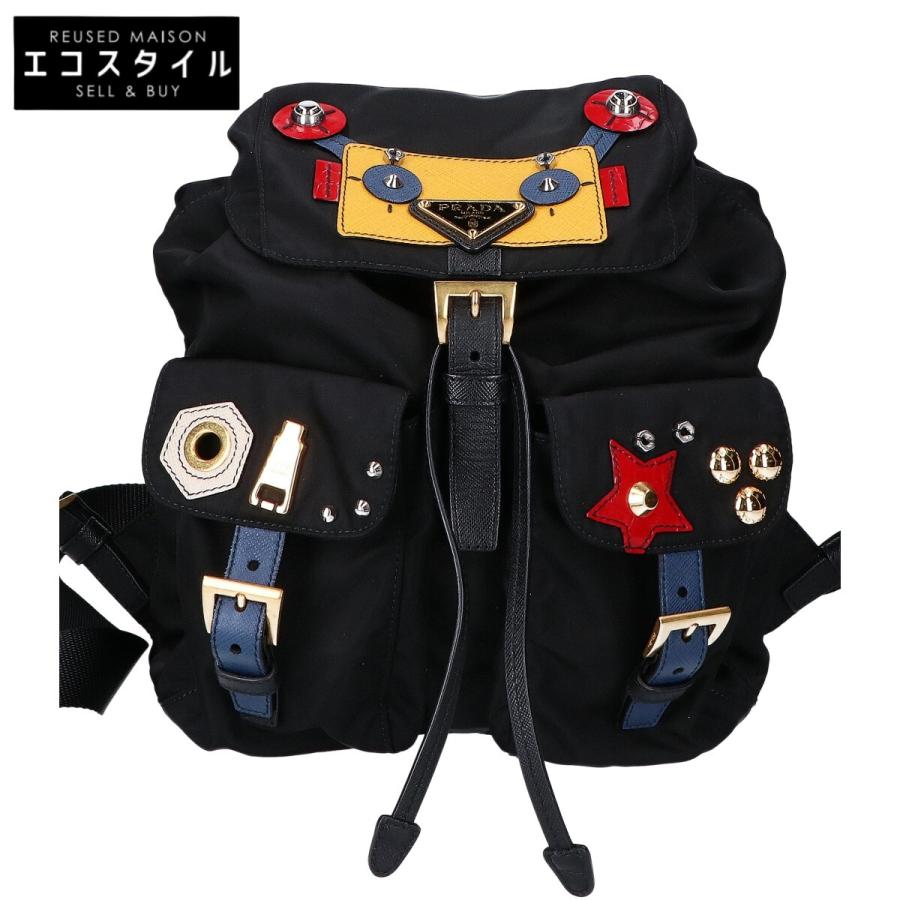 PRADA（プラダ） 1BZ677 テスートナイロン ロボットモチーフ リュック 