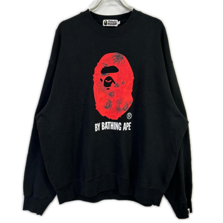 A BATHING APE アベイシングエイプ 001SWK801303M ブラック ローズ 