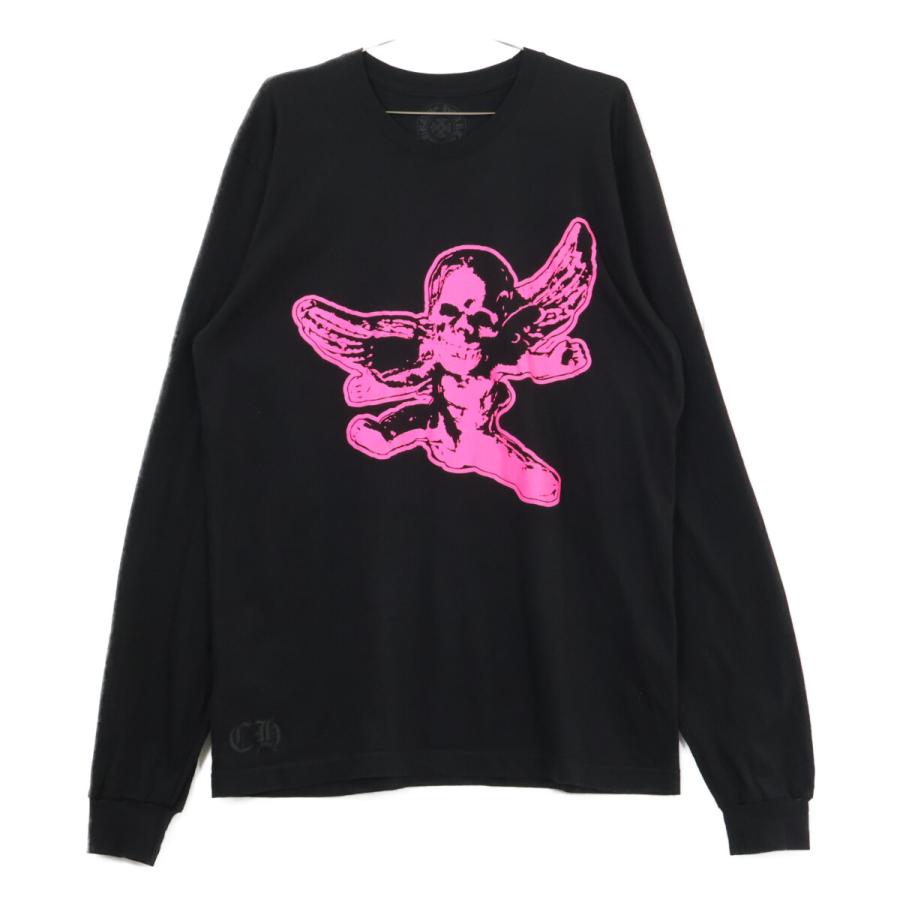 美品/正規 Chrome Hearts クロムハーツ FOTI L/S T-Shirt ロゴプリント 