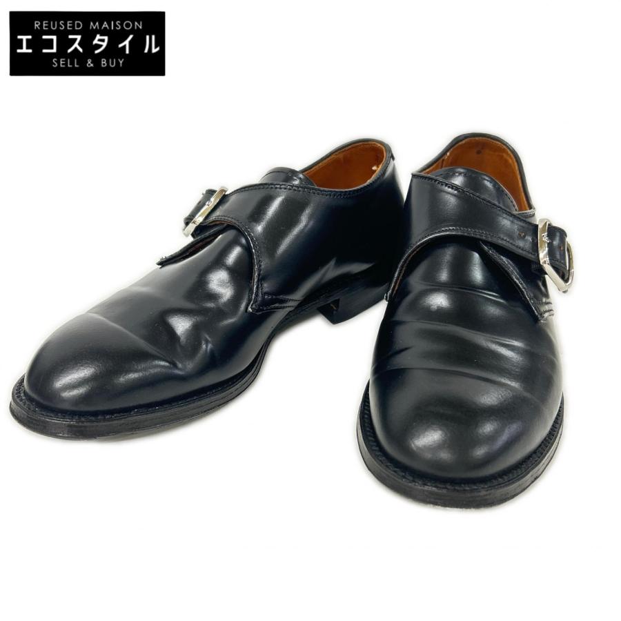 新品 オールデン Alden 黒 コードバン モンクストラップ 1879 ALDEN（オールデン） 1879 コードバン シングルモンクストラップ