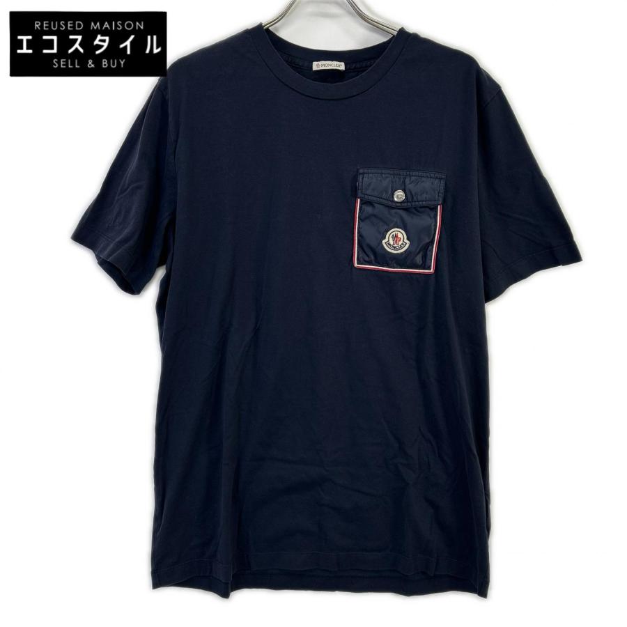 MONCLER（モンクレール） 21年製 ネイビー S/S Tシャツ L メンズ 