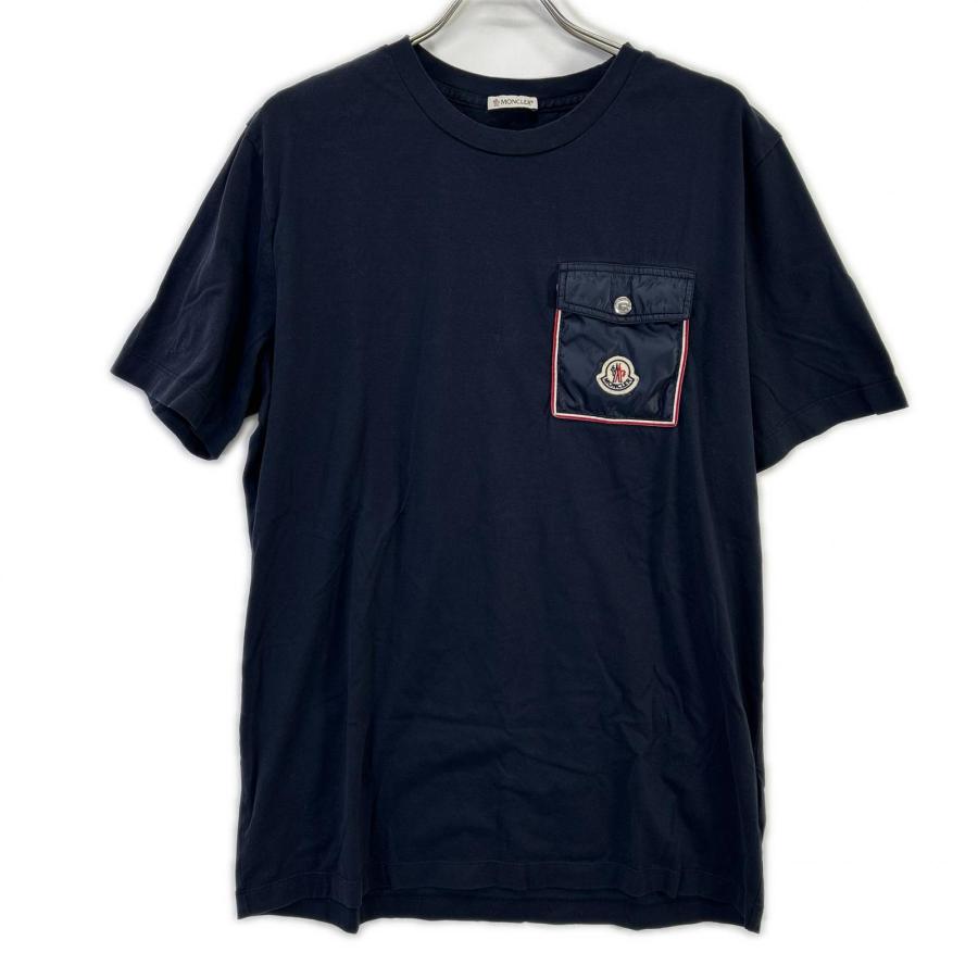 MONCLER（モンクレール） 21年製 ネイビー S/S Tシャツ L メンズ