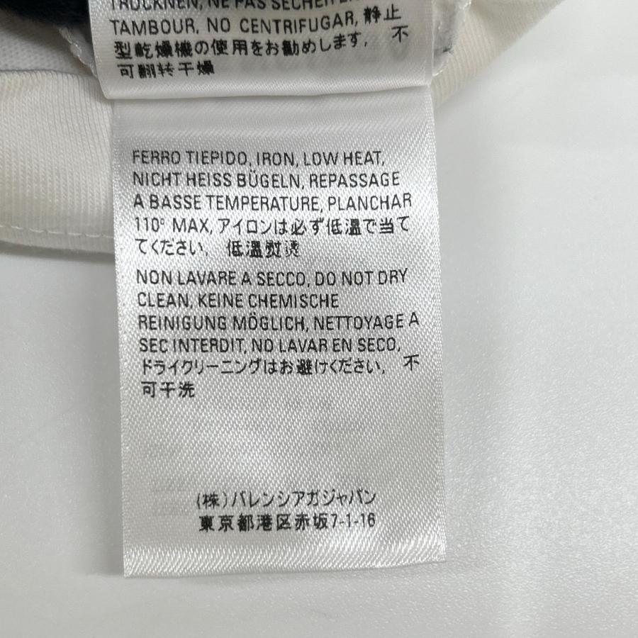 BALENCIAGA（バレンシアガ） 18年 556110 ホワイト ロゴ Tシャツ