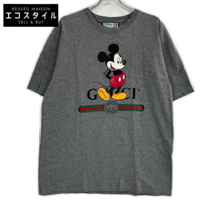 GUCCI（グッチ） 565806 ×Disny グレー ミッキー Tシャツ グレー L