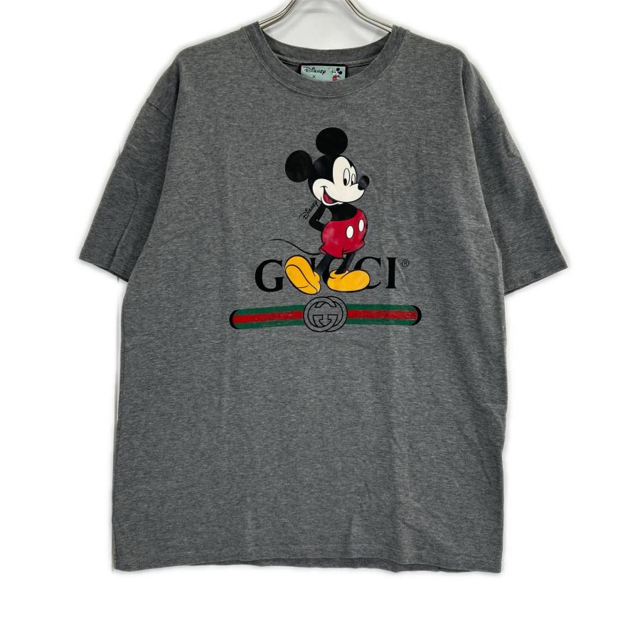 GUCCI（グッチ） 565806 ×Disny グレー ミッキー Tシャツ グレー L