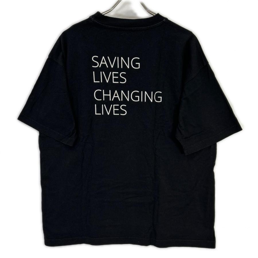 BALENCIAGA（バレンシアガ） 18年 541784 ブラック WFP プリント T