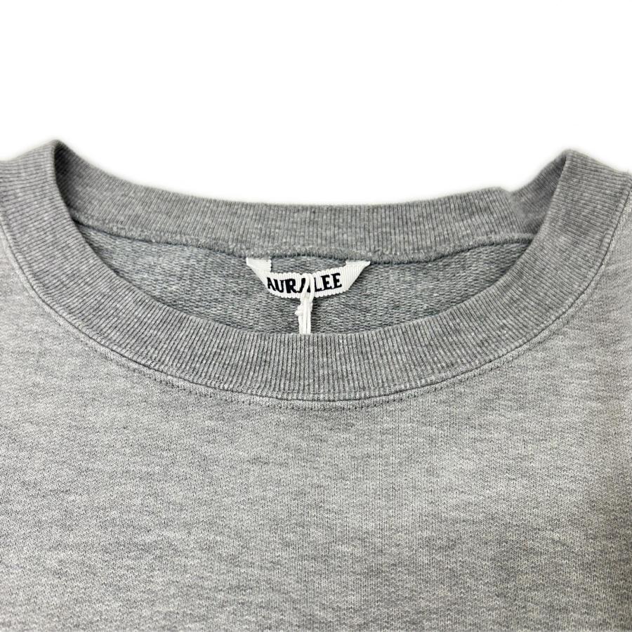 美品/ AURALEE オーラリー A25AP02MS PRODUCT DYED PIMA LIGHT SWEAT P