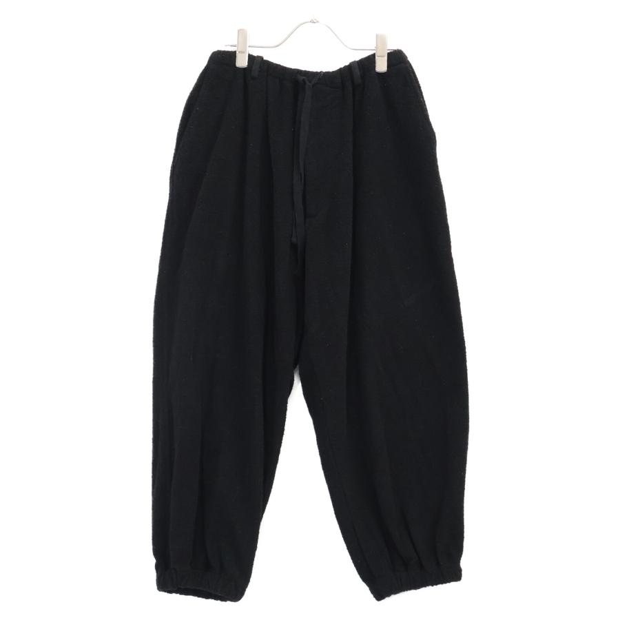 COMOLI コモリ 22SS V01-03022 ブラック シルクパイル ドロー