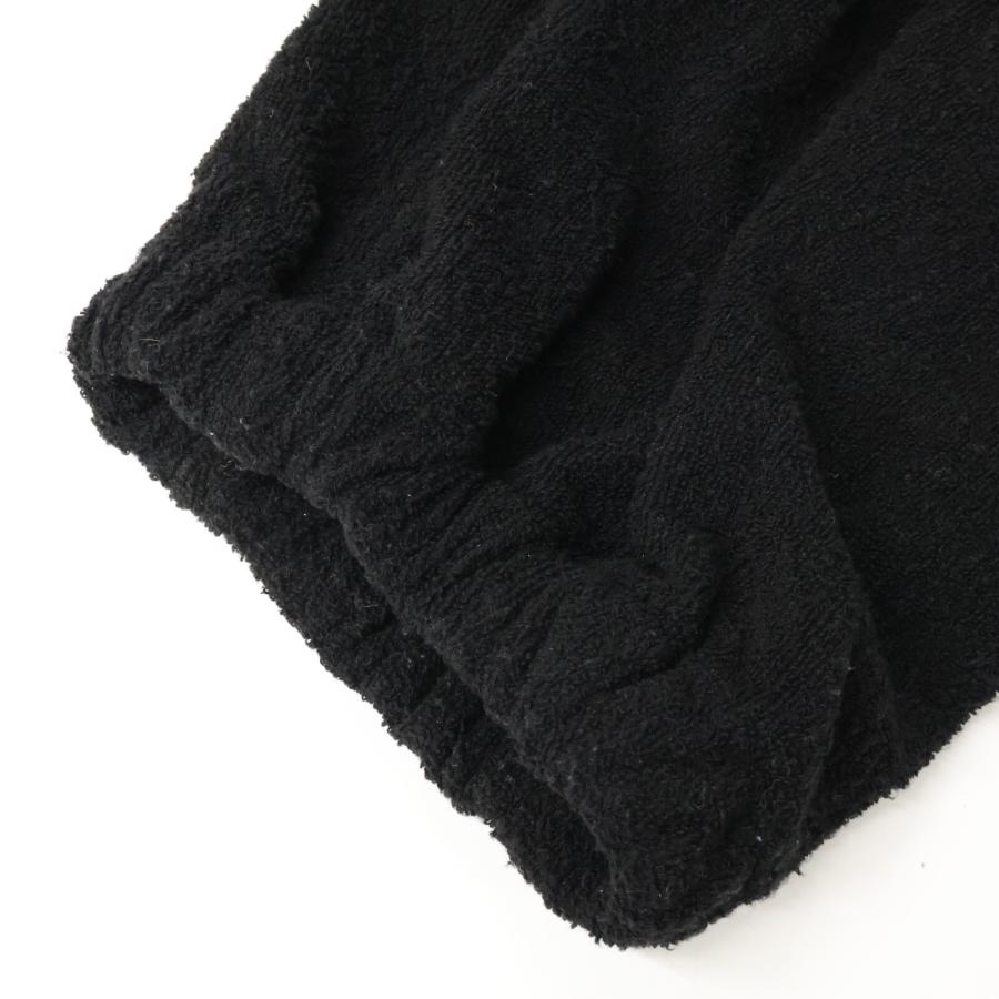 COMOLI コモリ 22SS V01-03022 ブラック シルクパイル ドロー