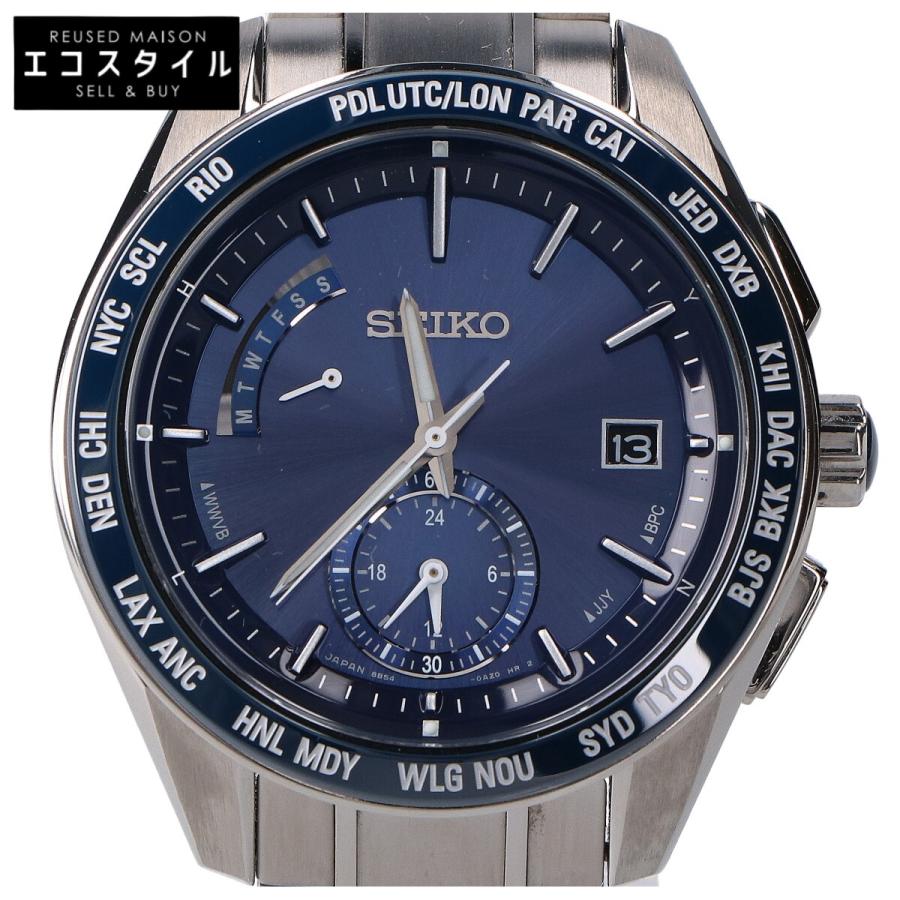 SEIKO セイコー 【美品】SAGA177 8B54 BRIGHTZ ブライツ デイト ソーラー電波 SEIKO（セイコー） 美品 SAGA177 8B54 BRIGHTZ ブライツ デイト