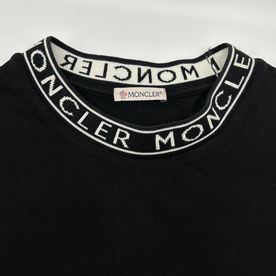モンクレ　Tシャツ MONCLER（モンクレール） 22年 ブラック ロゴカラー Tシャツ ブラック