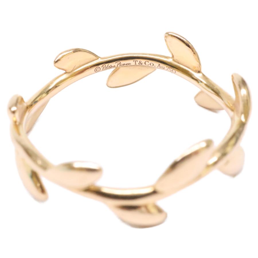 TIFFANY&Co.（ティファニー） 750 オリーブ リーフバンド リング 指輪