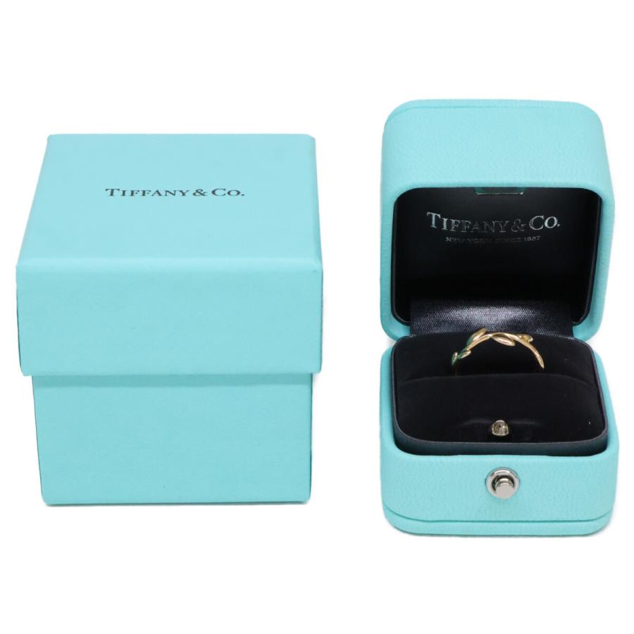 TIFFANY&Co.（ティファニー） 750 オリーブ リーフバンド リング 指輪