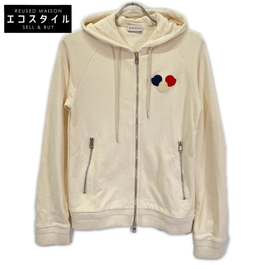 MONCLER（モンクレール） 16年 アイボリー トリプルワッペン ジップ