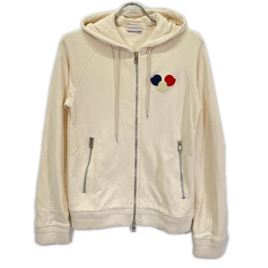 MONCLER（モンクレール） 16年 アイボリー トリプルワッペン ジップ