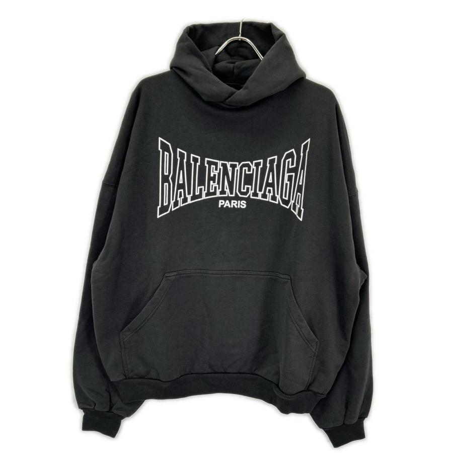 BALENCIAGA パーカー BALENCIAGA（バレンシアガ） 24AW 803265 ロゴヴィンテージプリント