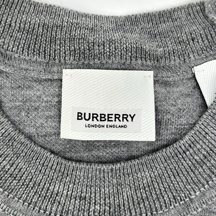 BURBERRY（バーバリー） 8028718 グレー ウール 長袖ニット グレー XS