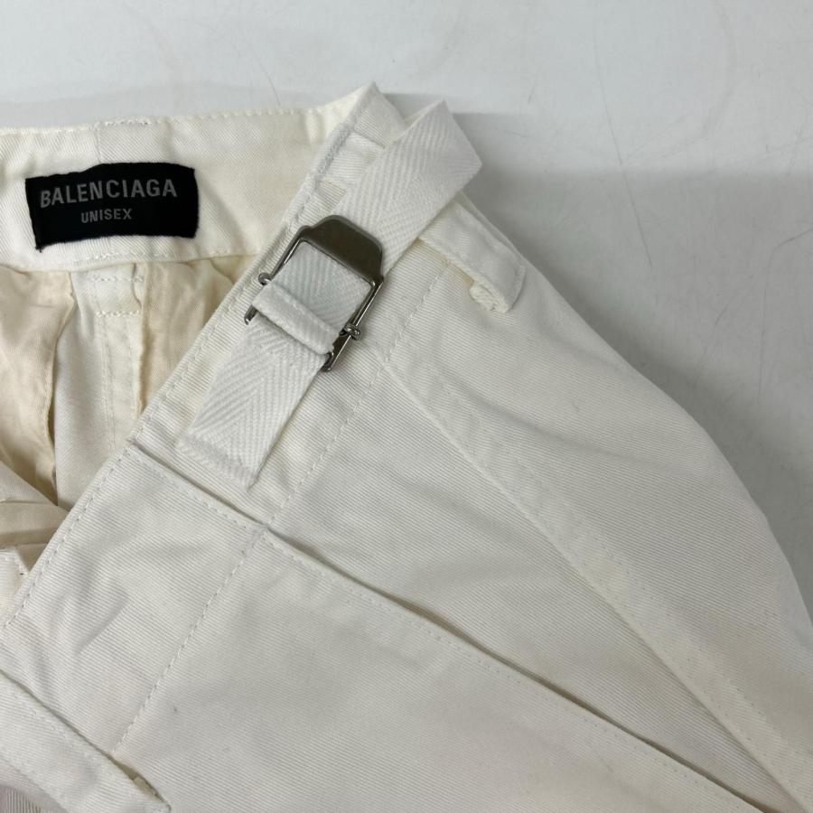 BALENCIAGA（バレンシアガ） 720229 22年 ホワイト カーゴパンツ