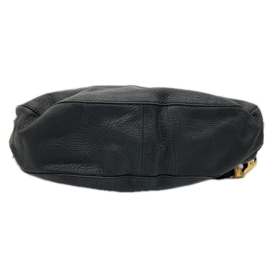 BURBERRY ラージ ナイトバッグ ブラック BURBERRY（バーバリー） 美品 Knight Bag Large グレイニーカーフ