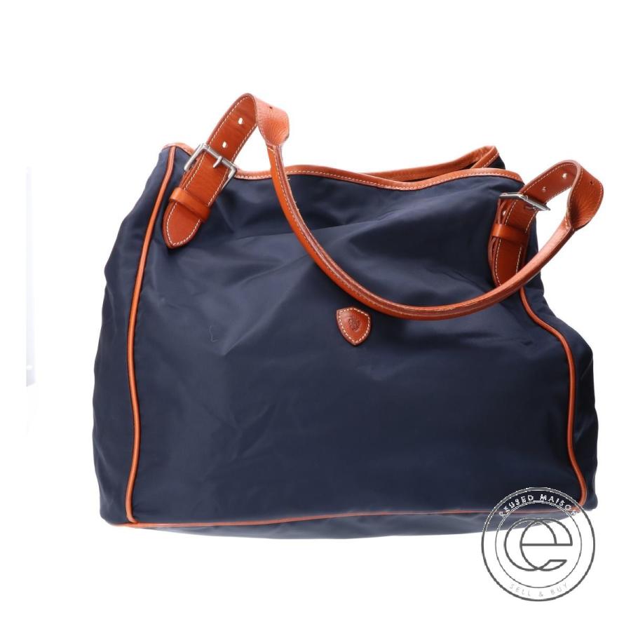 大人気の Felisi フェリージ Beamsビームス別注 14 44 Beams Exclusive Model ナイロン レザー トートバッグ ネイビー メンズ バッグ