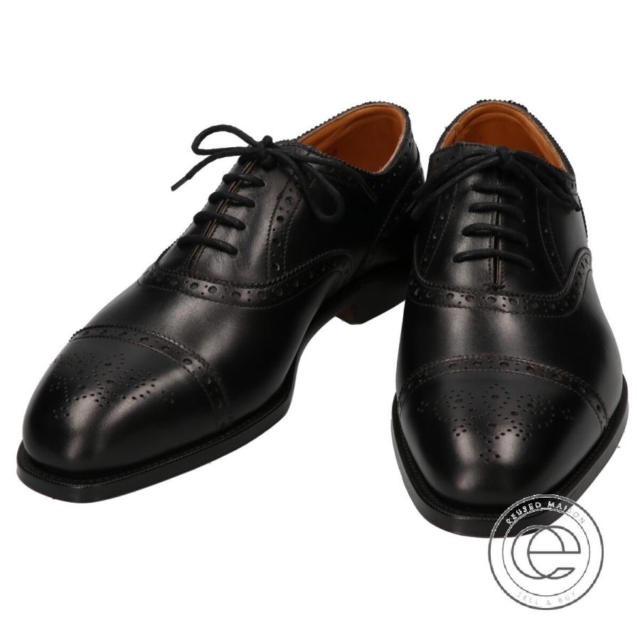 新品同様 Grenson グレンソン Oxford オックスフォード セミブローグシューズ 6 1 2f ブラック メンズ ブランドショップエコスタイル 通販 Yahoo ショッピング
