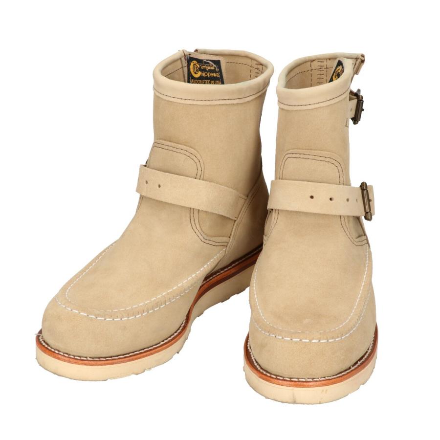 Chippewa チペワ 7インチ モックトゥ スエード エンジニアブーツ 7 1 2e ベージュ メンズ ブランドショップエコスタイル 通販 Yahoo ショッピング