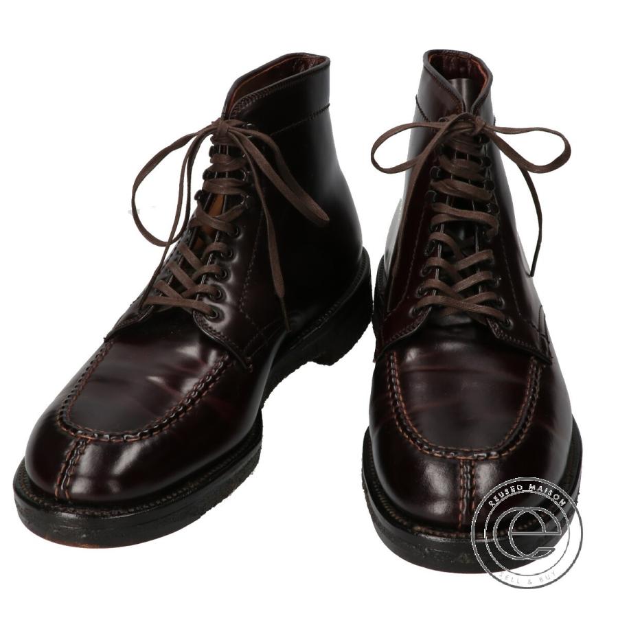 新品同様 Alden オールデン 4540h コードバン タンカーブーツ 11d バーガンディ メンズ Fcekano Edu Ng