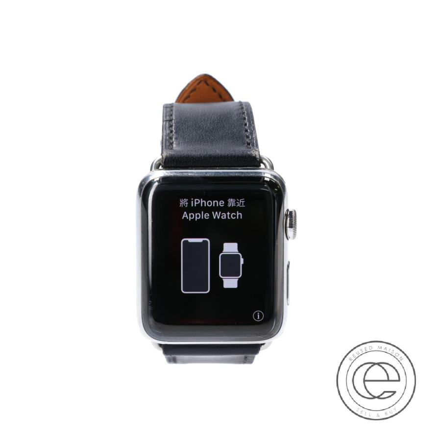 Hermesエルメス Apple Watch Hermes Mqmw2j A Series 3 Gps Cellularモデル 42mm シンプルトゥールラリー 腕時計 ブラック メンズ ブランドショップエコスタイル 通販 Yahoo ショッピング