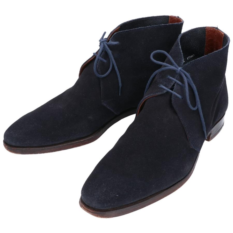 Crockett Amp Jones クロケット ジョーンズ Tomorrowlandトゥモローランド別注 Cuhkka スエードチャッカブーツ 6e ネイビー メンズ ブランドショップエコスタイル 通販 Yahoo ショッピング