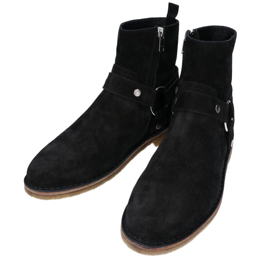 新品同様 Saint Laurent Paris サンローランパリ Nevada Harness ネヴァダ ハーネスブーツ ブラック スエード 41 メンズ ブランドショップエコスタイル 通販 Yahoo ショッピング