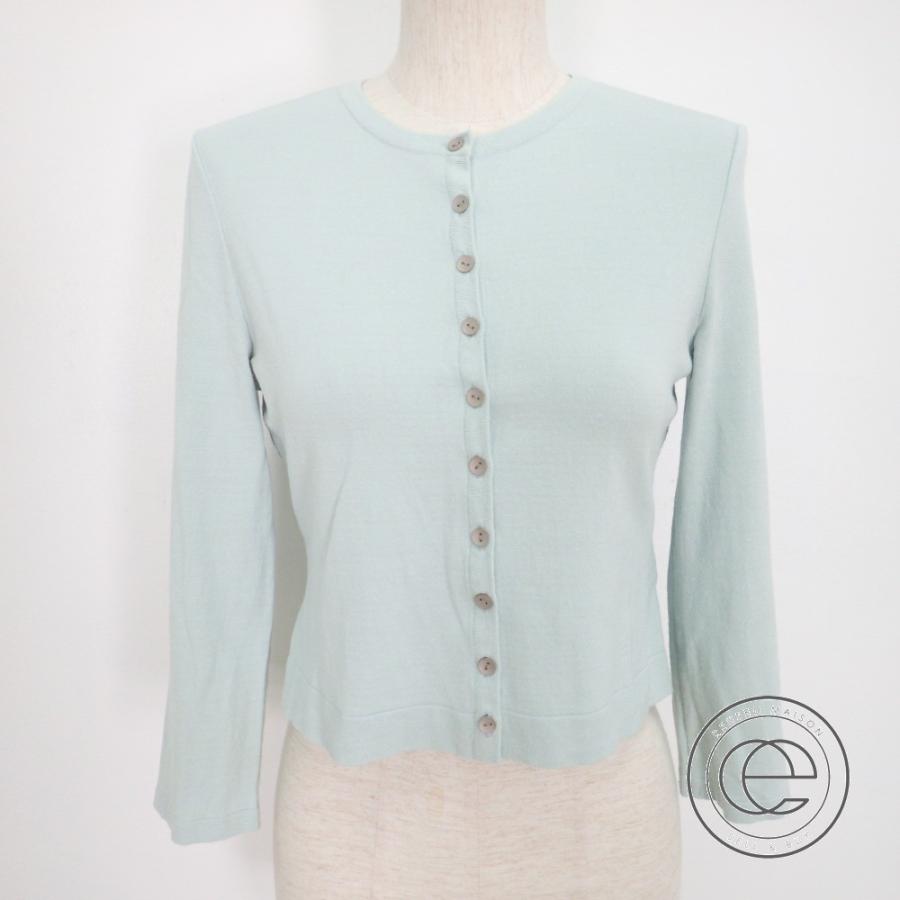 Foxey フォクシー クルーネック ショート丈カーディガン 38 ミントグリーン レディース ブランドショップエコスタイル 通販 Yahoo ショッピング