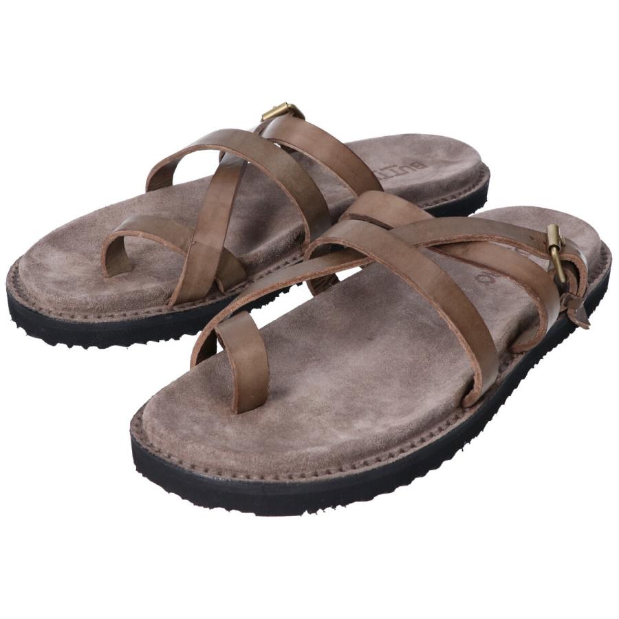 新品 Butteroブッテロ B6340 レザー ストラップ サンダル シューズ 43 Taupe メンズ ブランドショップエコスタイル 通販 Yahoo ショッピング