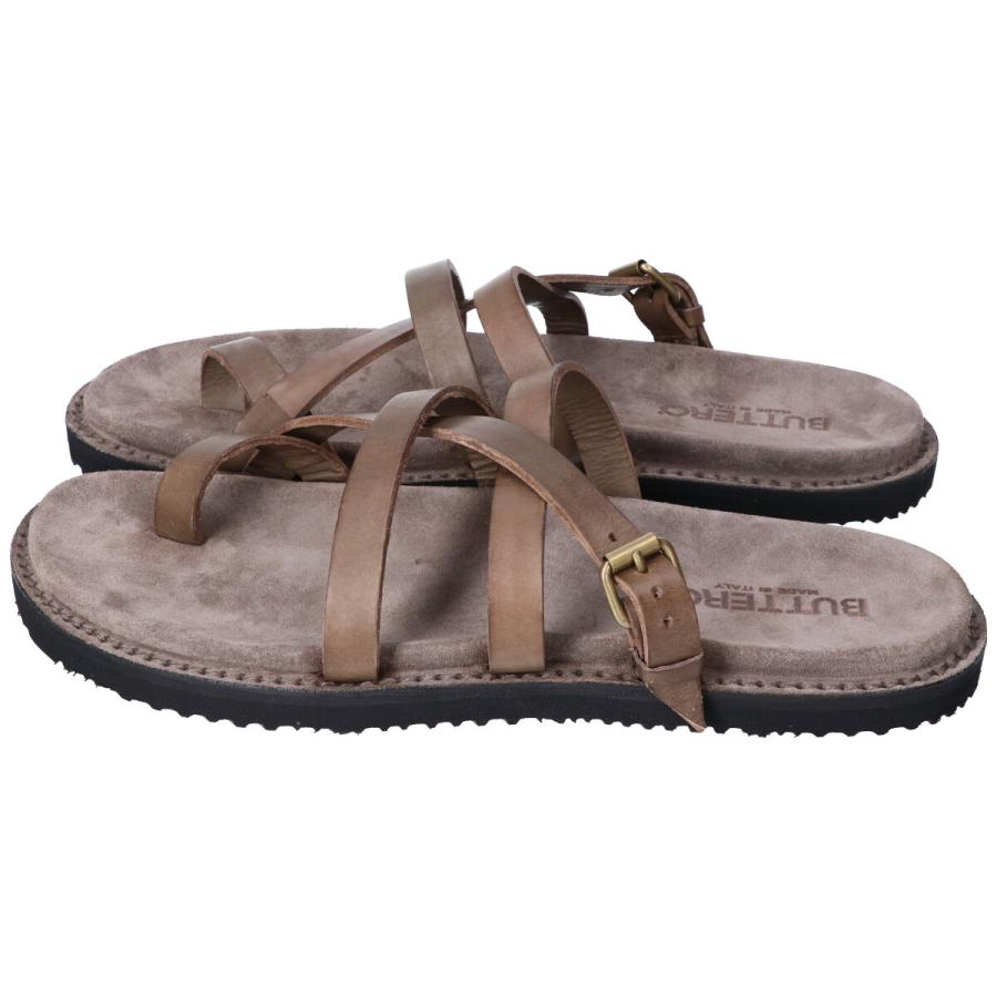 新品 Butteroブッテロ B6340 レザー ストラップ サンダル シューズ 43 Taupe メンズ ブランドショップエコスタイル 通販 Yahoo ショッピング