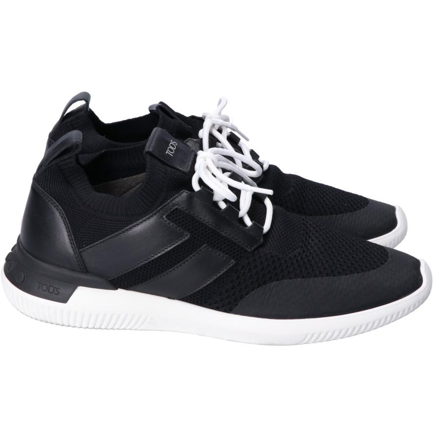 美品 Tod S トッズ No Code 02 ノーコード02 ハイテクファブリックスニーカー シューズ 6 1 2 ブラック メンズ ブランドショップエコスタイル 通販 Yahoo ショッピング