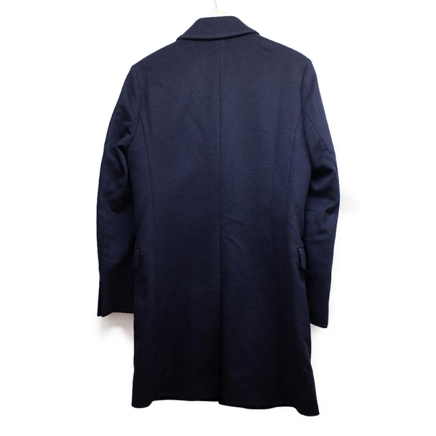 美品】Hugo BOSS ヒューゴボス カシミヤ混 ショートコート ネイビー