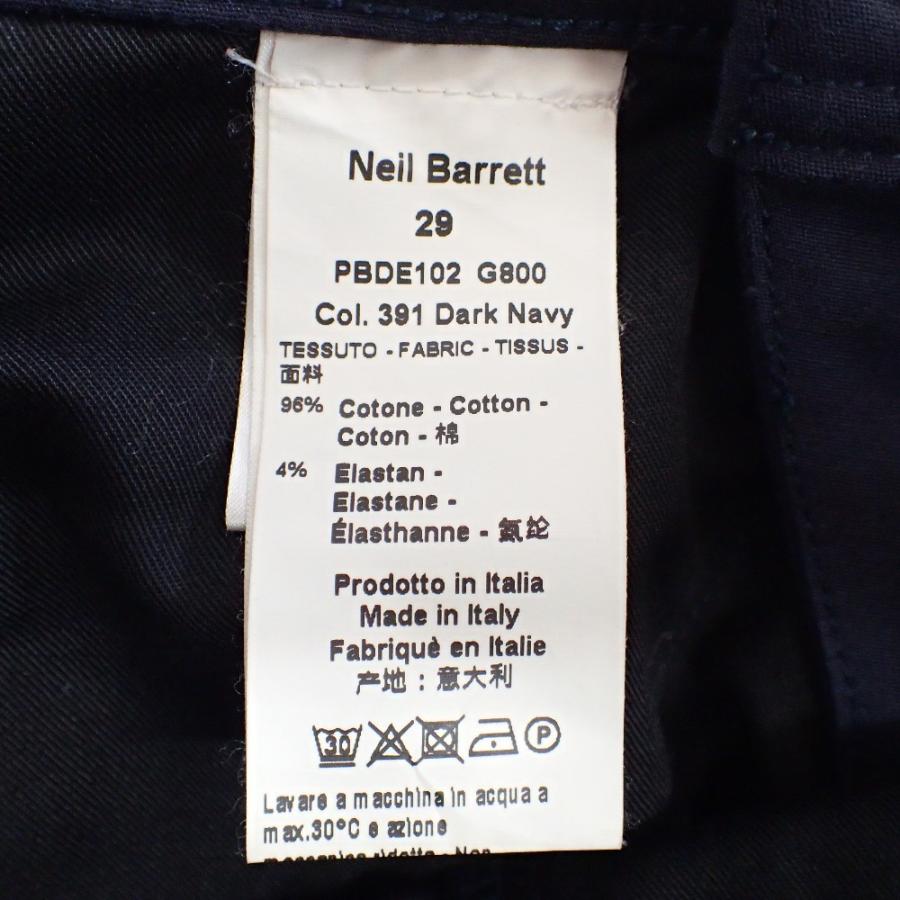 国内正規 Neil Barrett ニールバレット PBDE102 SUPER SKINNY FIT REGULAR RISE マルチポケット  スーパースキニーパンツ29 メンズ