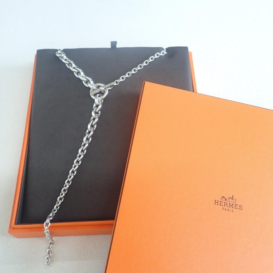 HERMES/エルメス クレッシェンド キャラバン ネックレス f_050 b7719f2c1059c232dd2328661c7c39
