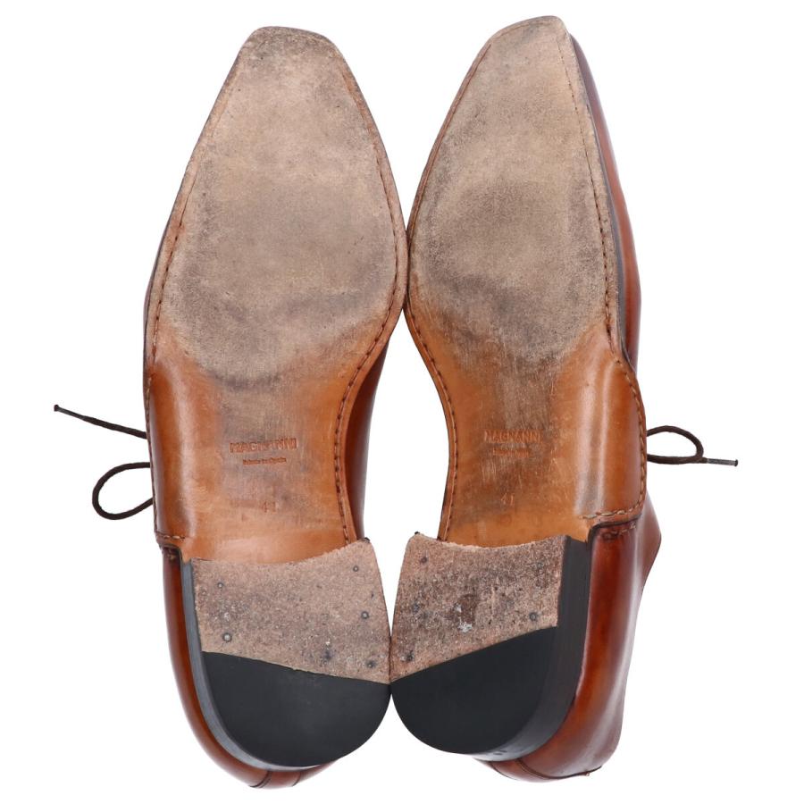 マグナーニ　革靴 ディアスキンレザー カップソールスニーカー ブラック | 25304