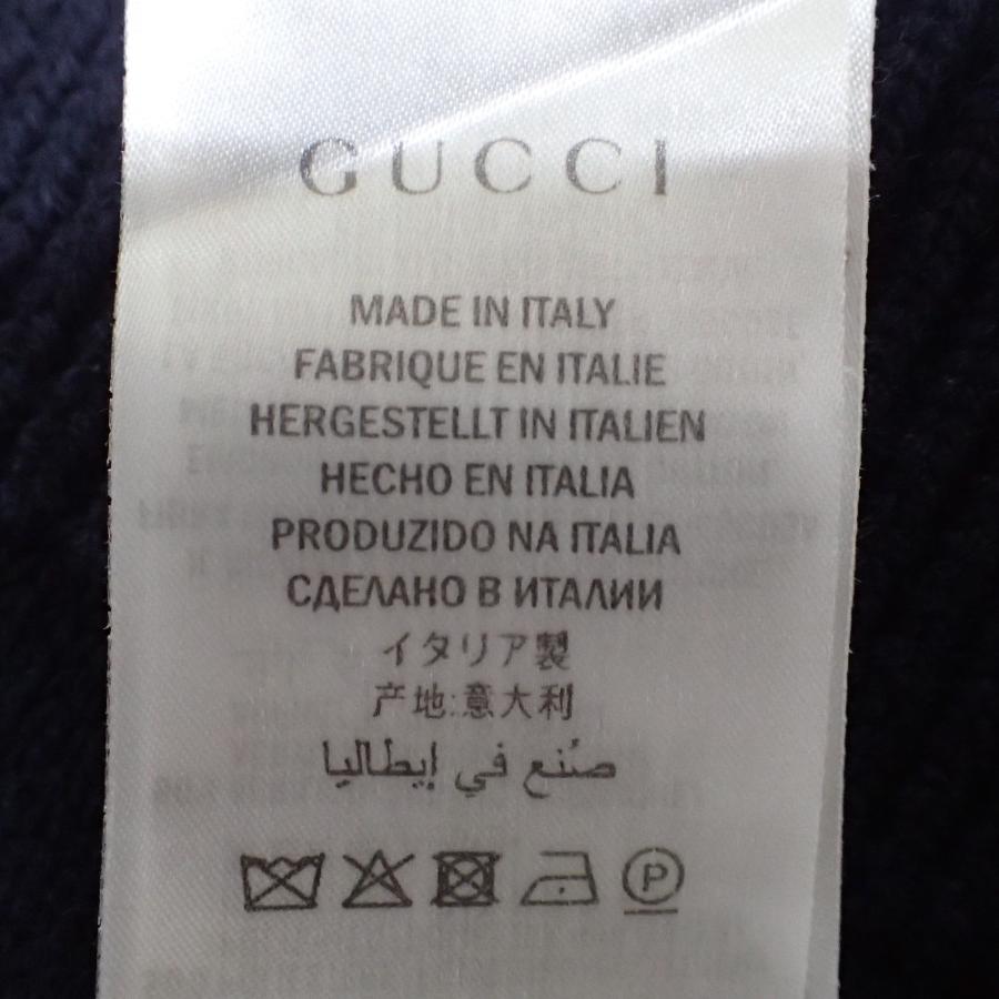 美品/国内正規 GUCCI グッチ 545764 アンカークレスト ウール ニット