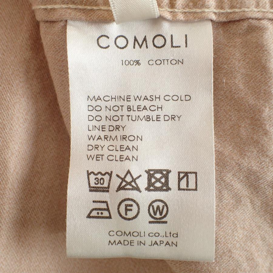 美品/ COMOLI コモリ T01-01012 21SS ヨリ杢コットン ワーク