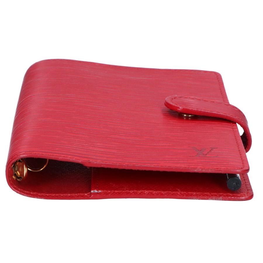 LV Louis Vuitton 手帳 レッド エピ ルイヴィトン エピ 手帳カバー R2005M アジェンダPM リング式 6